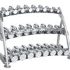 Hoist Fitness 3-Tier Beauty Bell Rack CF-3462-3