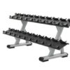 Precor Discovery Dumbbell Rack - 2 Tier, 10 Pair